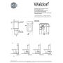 Унітаз компакт Kerasan Waldorf 41174181418801 з кришкою soft-close