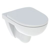 Geberit Selnova 501.751.00.1 Унітаз підвісний Rimfree, з сидінням з кришкою SoftClose, QuickFix, 53 см.
