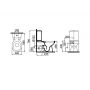 Унитаз компакт Idevit Diva SETK2004-0206-001-1-1200 с сиденьем soft-close