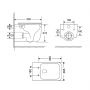 Унитаз подвесной Qtap Gemini безободковый с сиденьем Soft-close QT2533076EUQMB