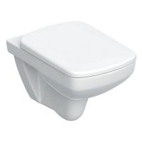 Geberit Selnova Square 501.961.00.1 Унітаз підвісний Rimfree, з сидінням із кришкою SoftClose, Quickfix. 53 см.