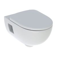 Geberit Selnova 501.750.00.1 Унітаз підвісний Rimfree, з сидінням з кришкою 53 см.