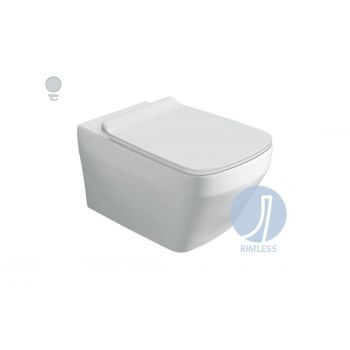 Унітаз підвісний Simas Baden Baden BB18/F87(85)/BB004TM з кришкою soft-close Tella matt