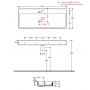 Раковина Kerasan Tribeca 3583 01 (100 см.)