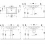 Раковина Duravit D-Neo 2367800000 80 см.