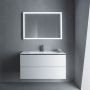 Зеркало с подсветкой Duravit L-Cube 1200х700х67 мм, белая рама (LC7383018180000)