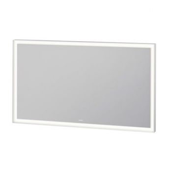 Зеркало с подсветкой Duravit L-Cube 1200х700х67 мм, белая рама (LC7383018180000)