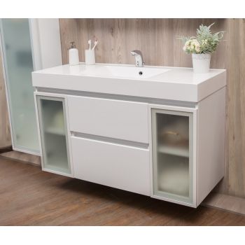 Тумба з раковиною Fancy Marble Barbados 1200 мм. біла