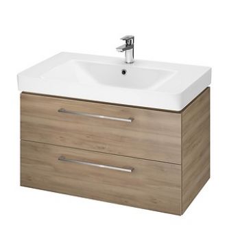 СЕТ меблевий B390 Cersanit Lara Mille 80 горіх (тумба + умивальник)
