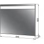 Дзеркало Valencia Z-64 LED Юввіс 500401