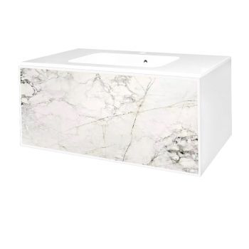 Шафка під умивальник Tile White 800 Balance Stone Air-Line