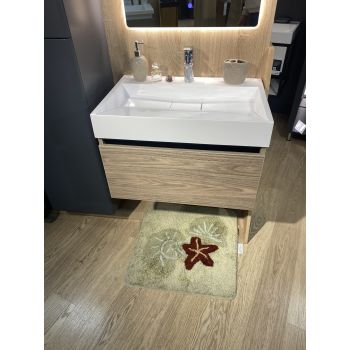 Тумба с раковиной Fancy Marble Palma 700 мм. Орех Барселона