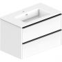 Тумба с раковиной Devit 332080W Comfort 80 см. белая
