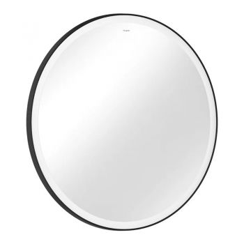 Дзеркало Hansgrohe Xarita Lite S кругле з підсвічуванням LED по периметру 900/30, Matt Black (54967670)