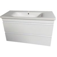 Тумба з раковиною Devit 753080W Frame 80 см. біла