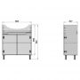 Nautilus Prime Pm Runa-70 Тумба під раковину RUNA 70 см.