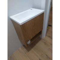 Тумба с раковиной Fancy Marble Ion 500 мм. Дуб