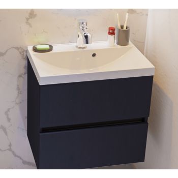 Тумба с раковиной Fancy Marble Rodos 600 мм. белая