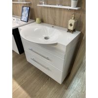 Тумба с раковиной Fancy Marble Sumatra 800 мм. белая