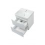 Тумба с умывальником Air-line Smile Square SM-60 ПБ+500.229.01.1 White matt