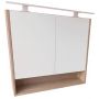 Зеркальный шкафчик Radaway Silvia M43080-12-03 80 см. Oak mat