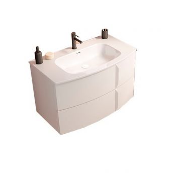 Royo 126477+123067 Тумба Wave 80 + Раковина Trend
