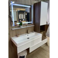 Тумба с раковиной Fancy Marble Tristan 1400 мм. белая