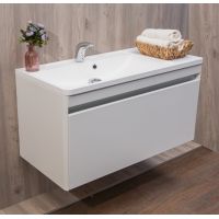 Тумба з раковиною Fancy Marble Aspen 1000 мм. біла