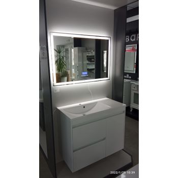 Тумба з раковиною Fancy Marble Wega 900 мм. біла