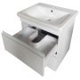 Тумба з раковиною Devit 753065W Frame 65 см. біла