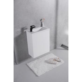 Тумба с раковиной Fancy Marble Java 500 мм. белая