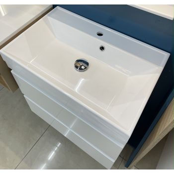 Тумба с раковиной Fancy Marble Sherman 700 мм. белая