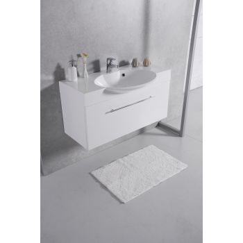 Тумба с раковиной Fancy Marble Sumatra 800 мм. белая
