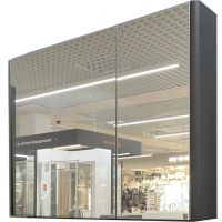 Шкафчик-зеркало Edge 950 Графит Fancy Marble