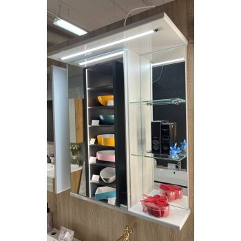 Зеркальный шкаф Fancy Marble Mc 58х70 см. белая
