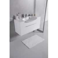 Тумба с раковиной Fancy Marble Sumatra 980 мм. белая