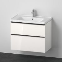 Тумба + раковина Duravit D-Neo DE012401818 80 см. Білий матовий
