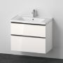 Тумба + раковина Duravit D-Neo DE012401818 80 см. Білий матовий