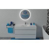 Тумба з раковиною Fancy Marble Barbados 1200 мм. біла