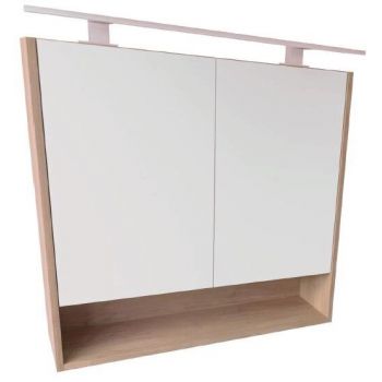 Зеркальный шкафчик Radaway Silvia M43080-12-03 80 см. Oak mat