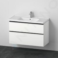 Тумба + раковина Duravit D-Neo DE012201818 100 см. Білий мат