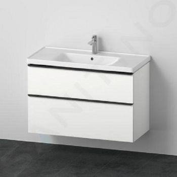 Тумба + раковина Duravit D-Neo DE012201818 100 см. Білий мат