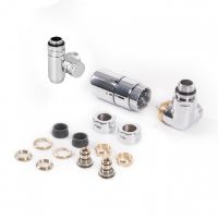 Набо вентелей для полотенцесушителя Terma Set Of Valves правый, хром WRZTCG5-CR