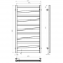 Рушникосушарка електрична Devit Style ST5001000EB 500х1000 мм.
