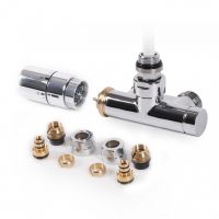 Набо вентелей для полотенцесушителя Terma Set Of Valves правый, хром WRZT5G6-CR