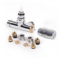 Набо вентелей для полотенцесушителя Terma Set Of Valves левый, хром WRZT5G5-CR