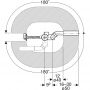 Geberit 150.520.21.6 Сифон для ванны Глянцевый хром