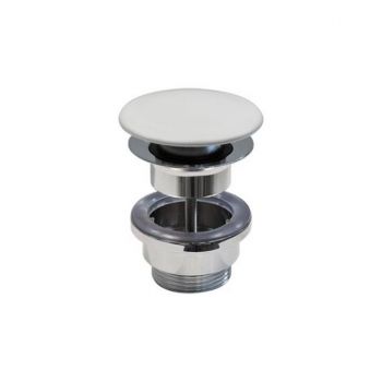 Донний клапан Catalano керамічний Push-open для умивальника без переливу, Satin cement (9050500023)