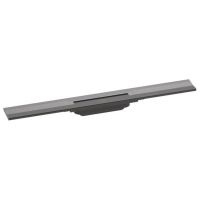 Верхняя часть слива для душа Hansgrohe RainDrain Flex для канала (пристенный) 700 мм, Brushed Black (56050340)