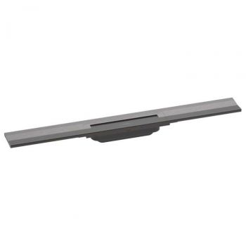 Верхня частина зливу для душу Hansgrohe RainDrain Flex для каналу (пристінний) 700 мм, Brushed Black (56050340)